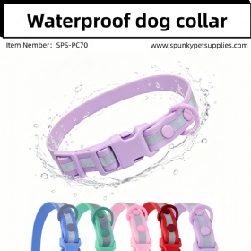 Waterproof Dog Collar with Reflective strip